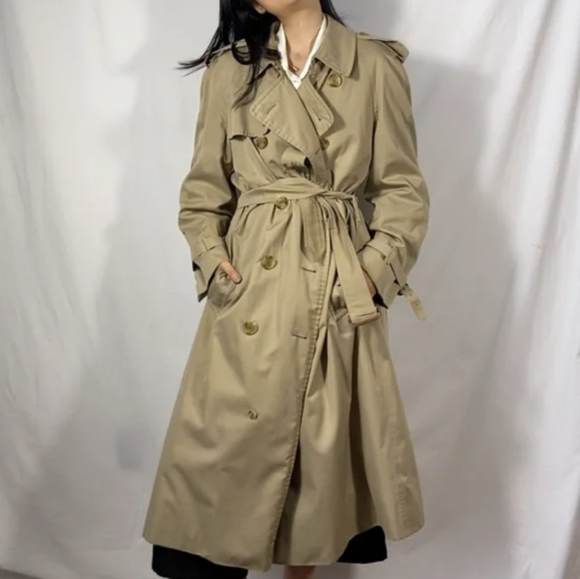 Tan Burberry Trench Coats